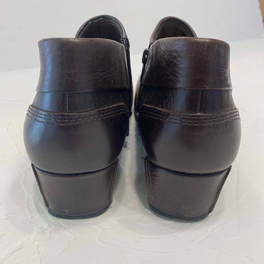 Josef Seibel Brown Leather Ankle Booties - Picture 10 of 10